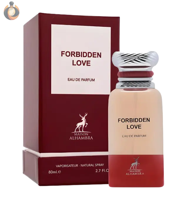 Arabisches Parfüm Maison Alhambra Forbidden Love – ein intensiver und langanhaltender Duft für besondere Anlässe.