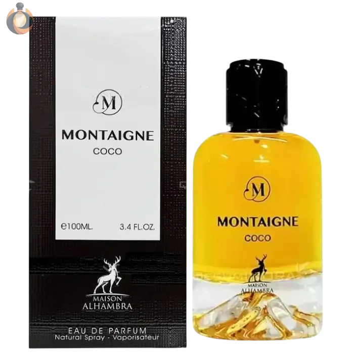 Maison Alhambra Montaigne Coco – ein elegantes Parfüm in einem stilvollen Flakon mit luxuriösem Design.