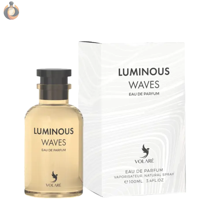 Volare Luminous Waves Parfum – frischer Unisexduft mit aquatischen, zitrischen und leichten Moschusnoten im strahlenden Design von Oudara