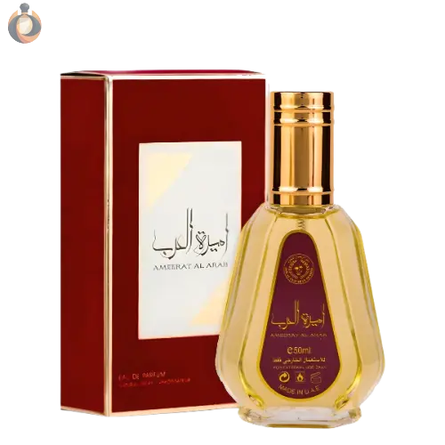 Ameerat Al Arab Parfum 50 ml – sinnlich-orientalischer Damenduft mit Rose, Vanille und Moschus im goldfarbenen Prinzessinnen-Design von Oudara