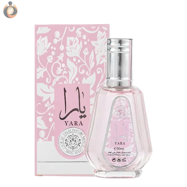 Lattafa Yara Parfum 50 ml – süß-pudriger Damenduft mit Vanille, Moschus und floralen Noten im femininen roséfarbenen Design von Oudara