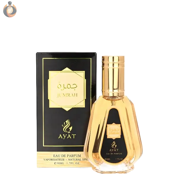 Jumrah Eau de Parfum 50 ml – intensiver orientalischer Unisexduft mit Oud, Amber und Gewürzen im edlen kompakten Flakon, erhältlich bei Oudara