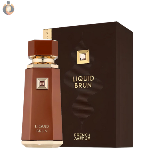 Entdecken Sie French Avenue Liquid Brun: Ein luxuriöser Herrenduft mit Noten von Zimt, Vanille und Guajakholz. Jetzt das orientalisch-holzige Parfum erleben.