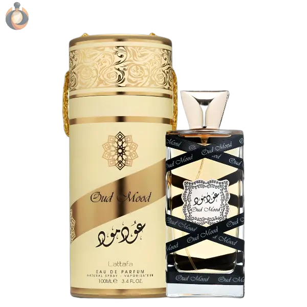 Lattafa Oud Mood Parfum – intensiver orientalischer Unisexduft mit Oud, Vanille, Amber und würzigen Noten im opulenten Design von Oudara
