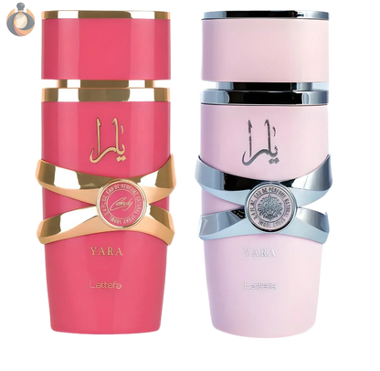 Das Lattafa Yara 5th Anniversary Edition Geschenkset enthält zwei luxuriöse 100ml Düfte: Yara & Yara Tous. Perfekt für Frauen, die süße und blumige Noten lieben.